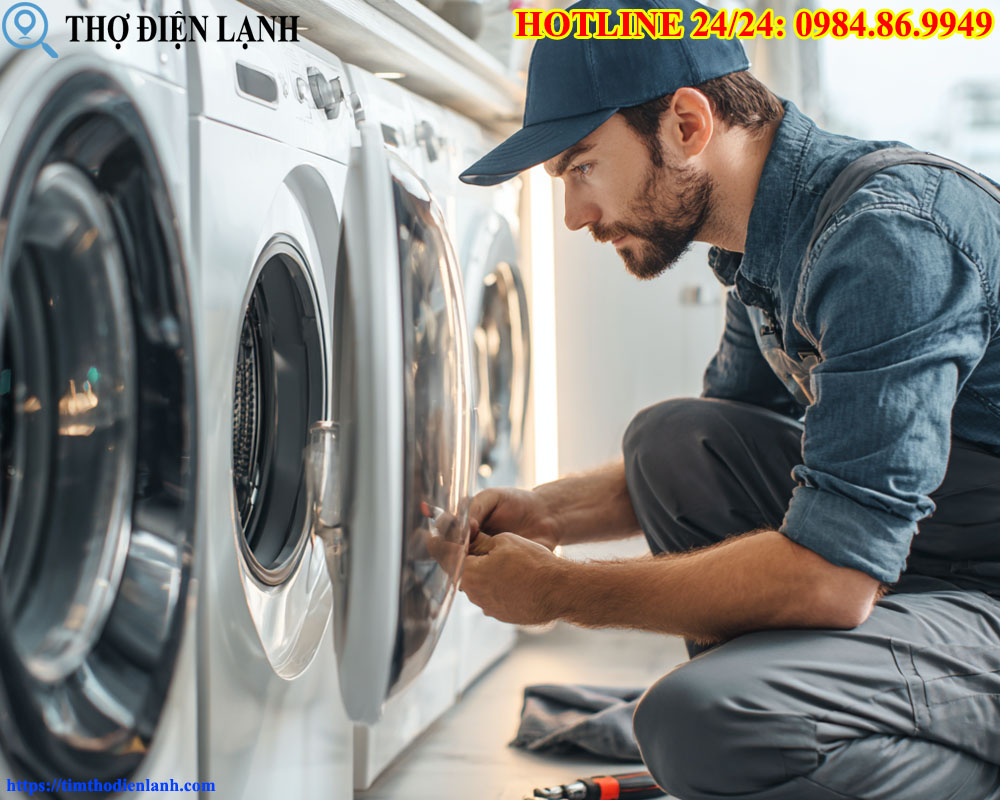 máy giặt Bomaly chảy nước liên tục không dứt