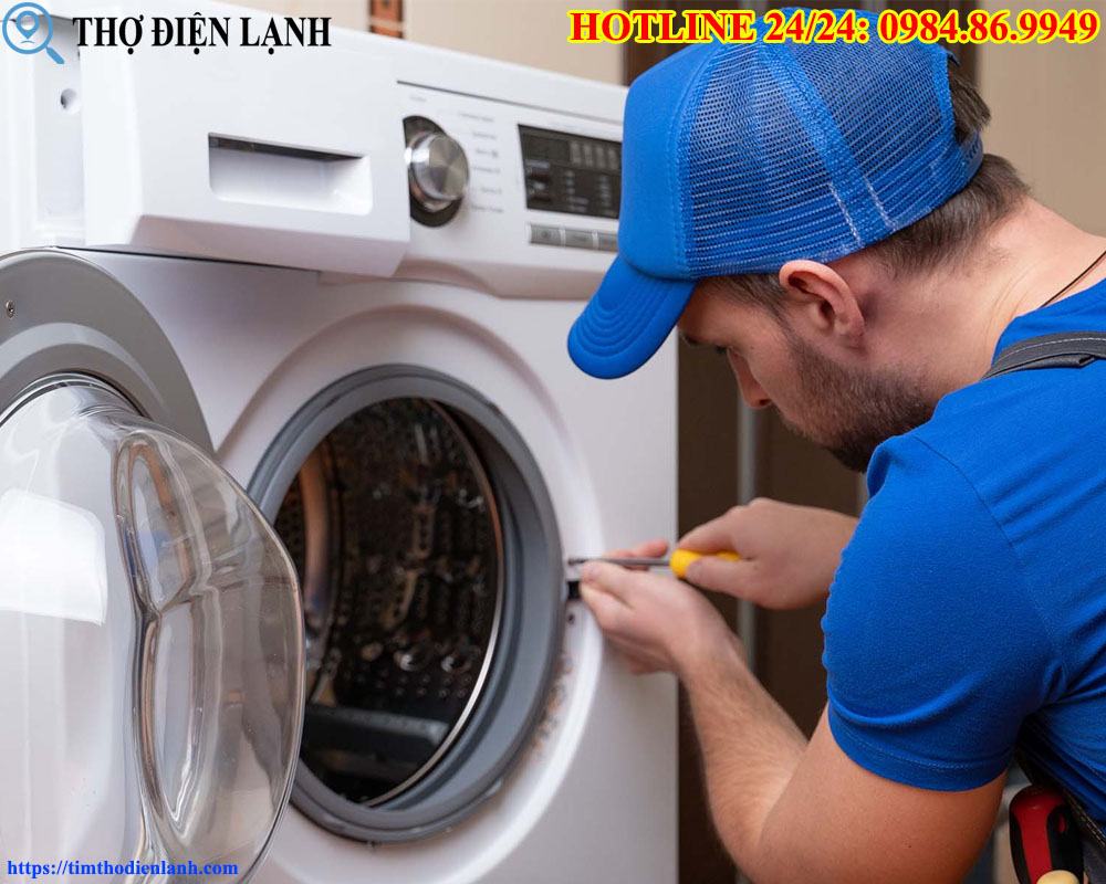 máy giặt Sharp chảy nước liên tục không dứt