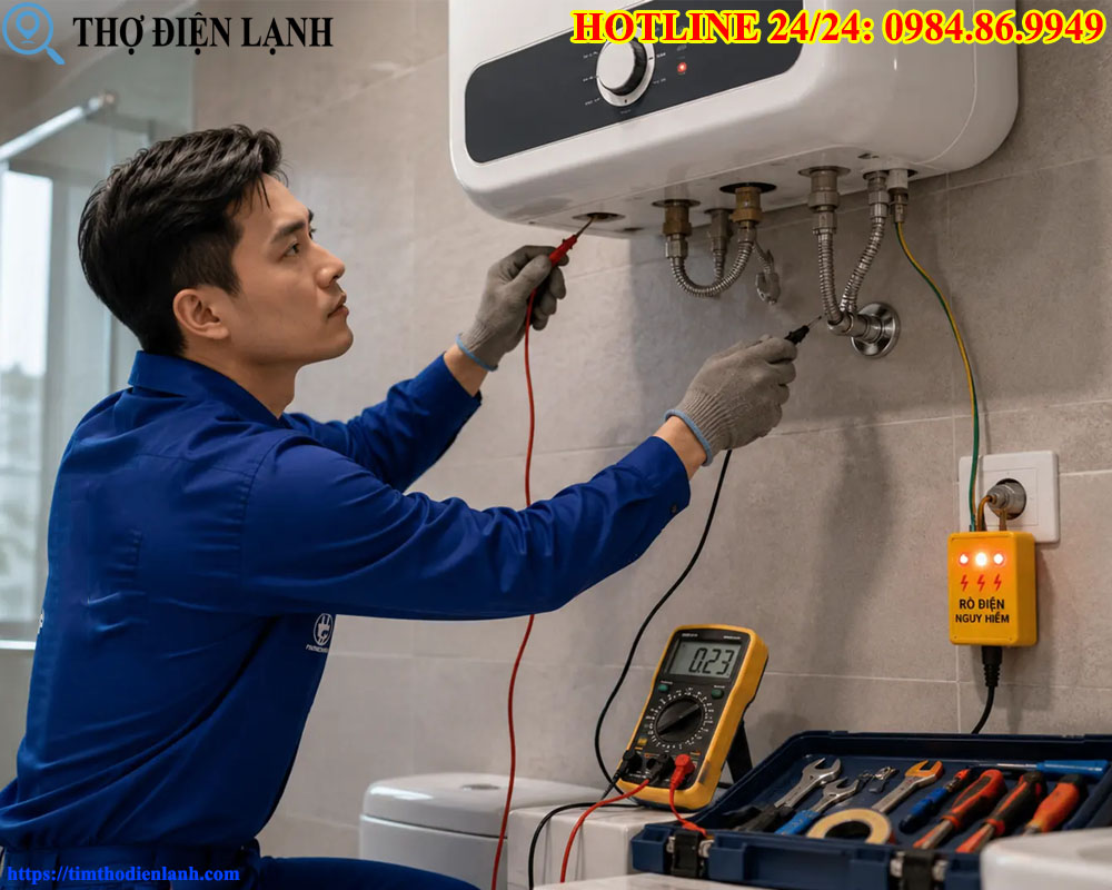 BÌNH NÓNG LẠNH KHÔNG RA NƯỚC NÓNG