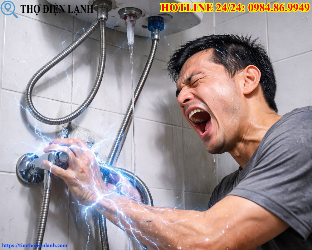Bình Nóng Lạnh Bị Rò Điện