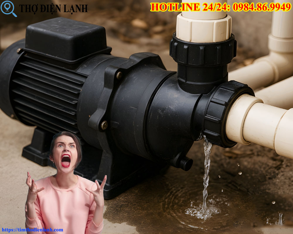 Chập Cháy Vì Máy Bơm Bị Xì Nước