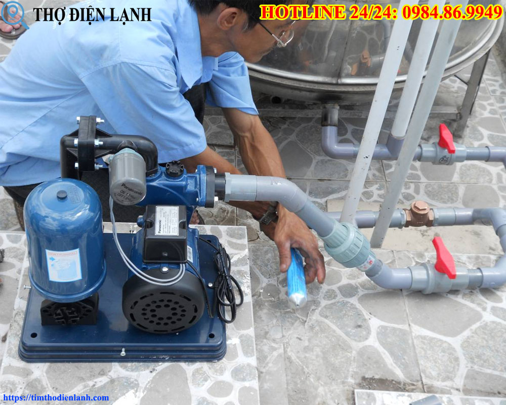 MÁY BƠM CHẠY ẦM ẦM NHƯNG KHÔNG LÊN MỘT GIỌT NƯỚC