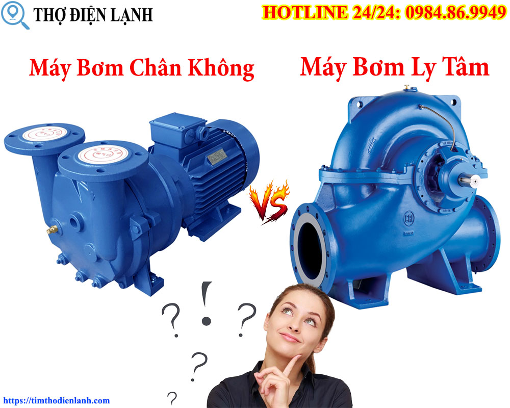 So Sánh Máy Bơm Chân Không Và Máy Bơm Ly Tâm