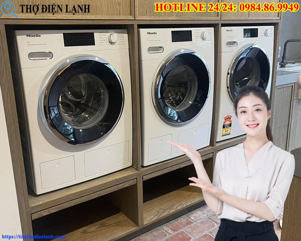 Bảo Dưỡng Máy Giặt Bosch Miele Âm Tủ