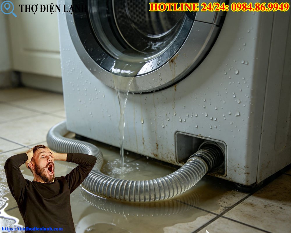 Khắc phục tình trạng tắc nghẽn đường ống máy giặt