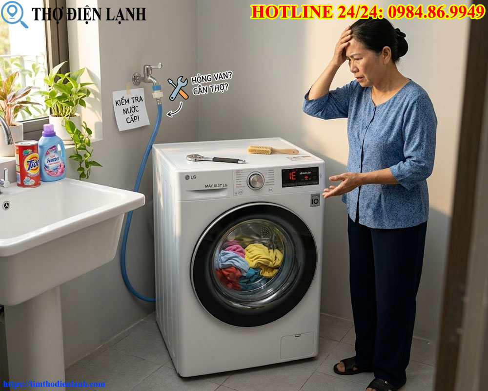 Lỗi Máy Giặt Không Vào Nước