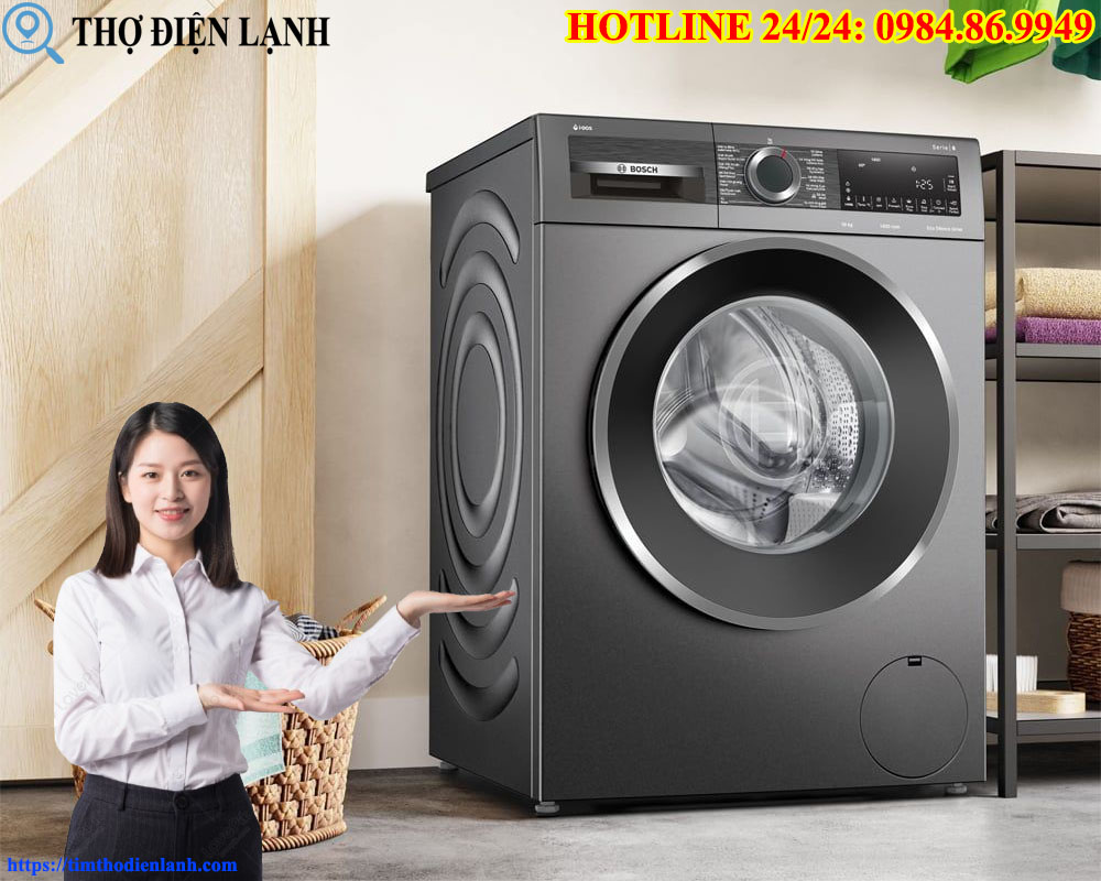 Máy Giặt Bosch Báo Lỗi E18, E23 Đứng Im