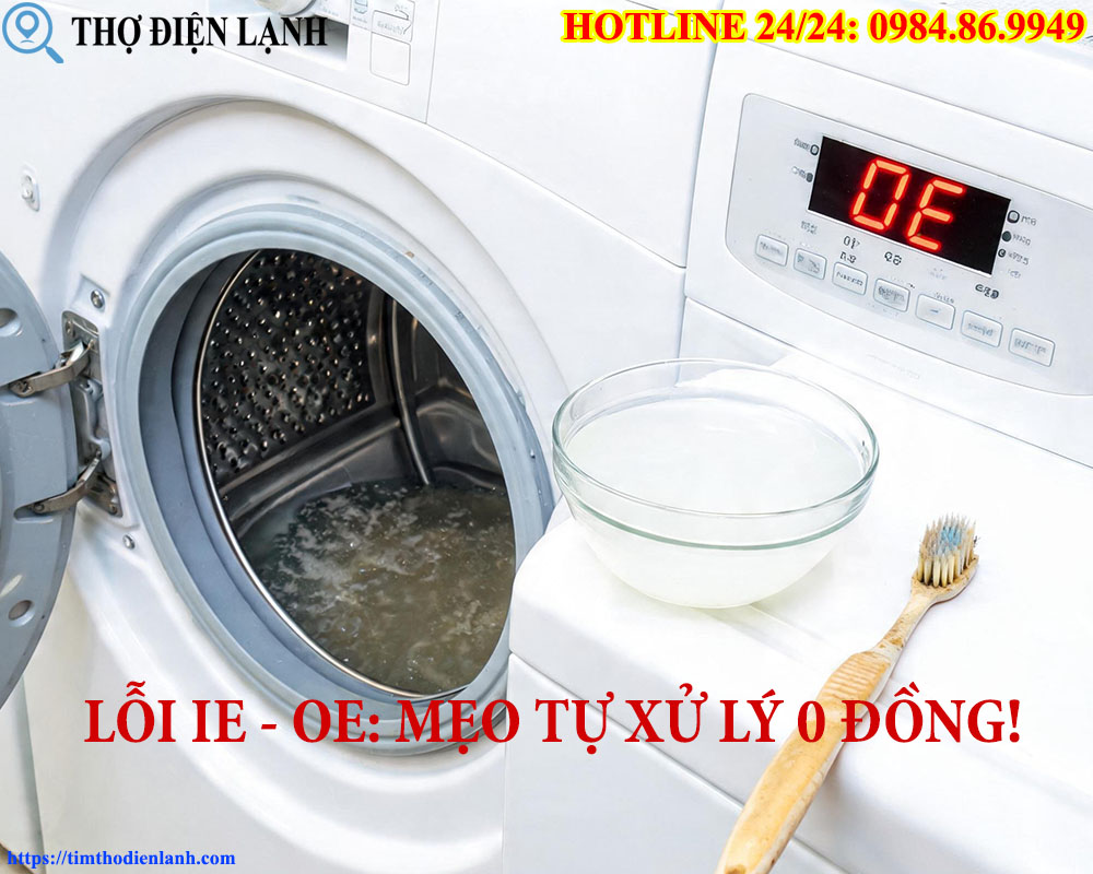 Mẹo tự sửa máy giặt Samsung, LG không vắt