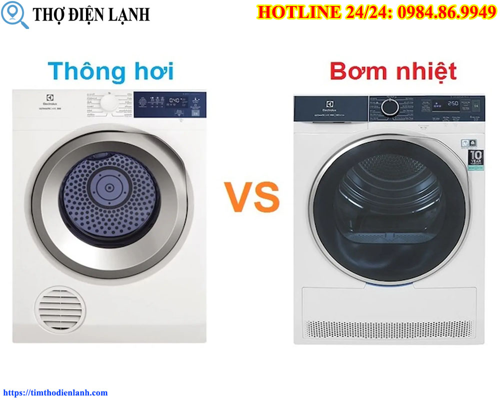 Phân Biệt Máy Sấy Thông Hơi, Ngưng Tụ Và Bơm Nhiệt