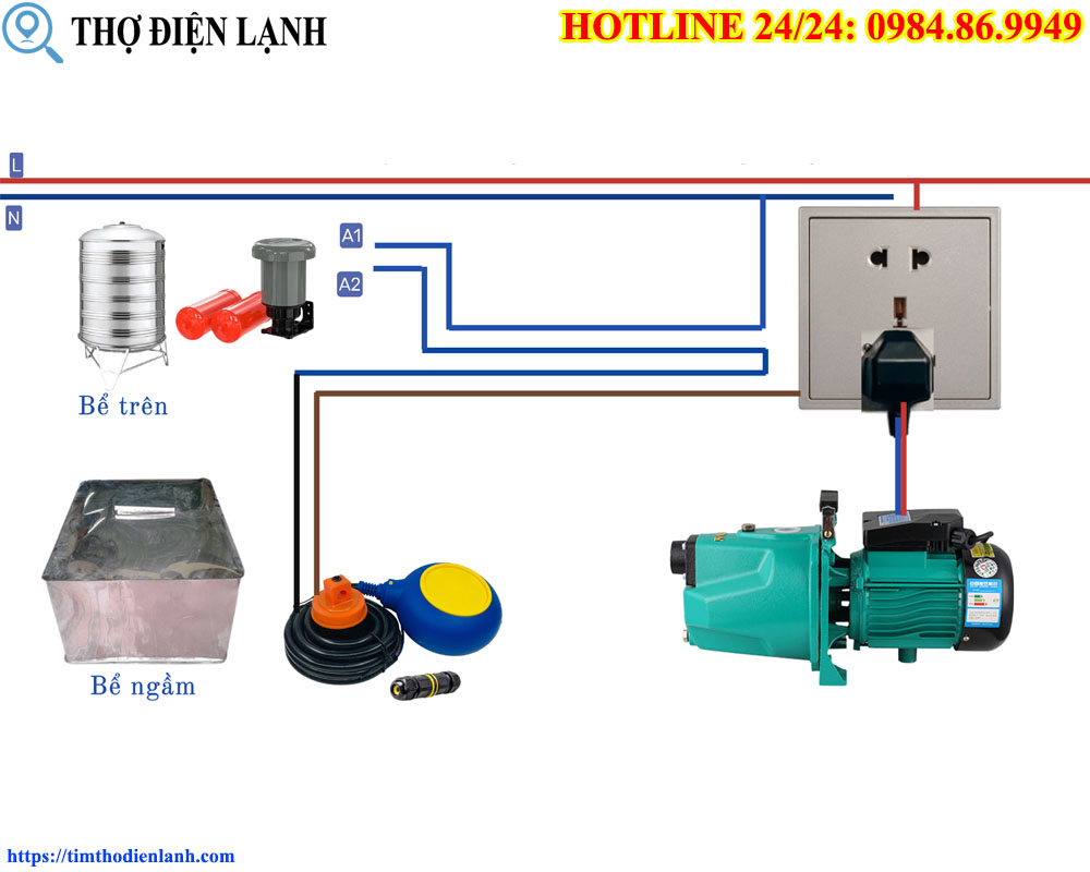 Sơ Đồ Đấu Nối Phao Điện Thông Minh