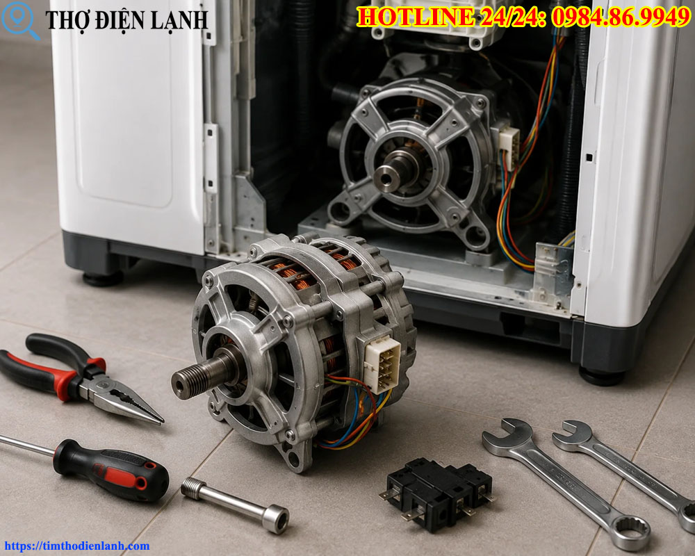 Sự Cố Động Cơ Máy Giặt