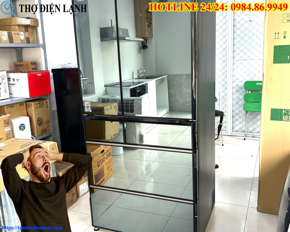 Tủ Lạnh Hitachi Nội Địa Kêu, Nháy Đèn Ngăn Chân Không