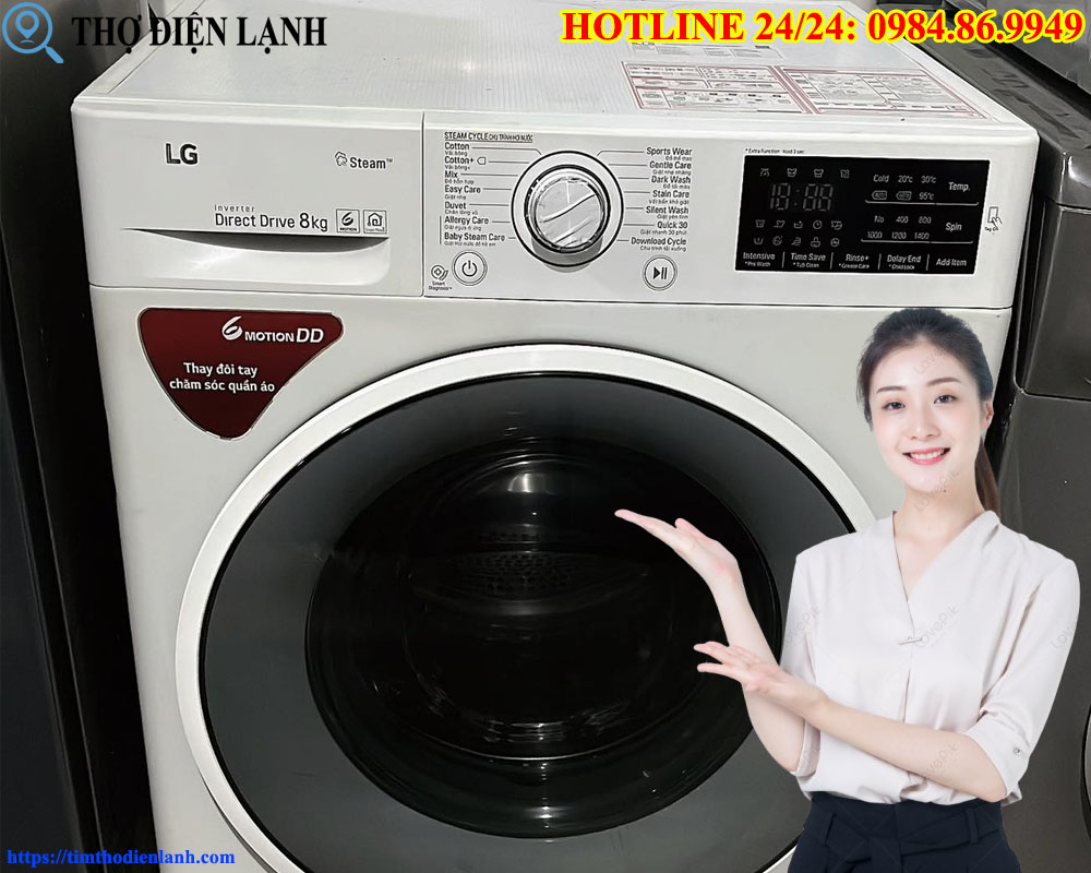 Tuyệt Chiêu Test Mã Lỗi Máy Giặt LG Inverter