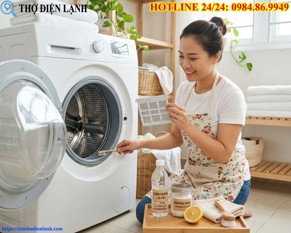Vệ Sinh Lồng Giặt Và Lưới Lọc