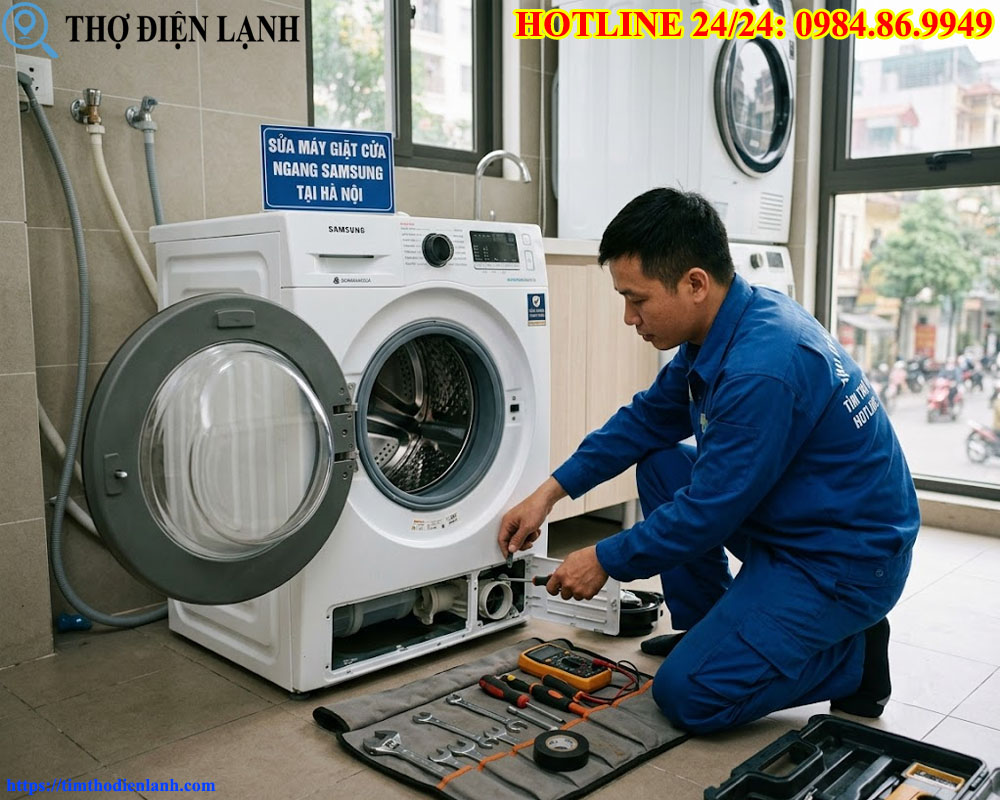 Bảng Giá Sửa Máy Giặt Cửa Ngang Samsung Tại Hà Nội
