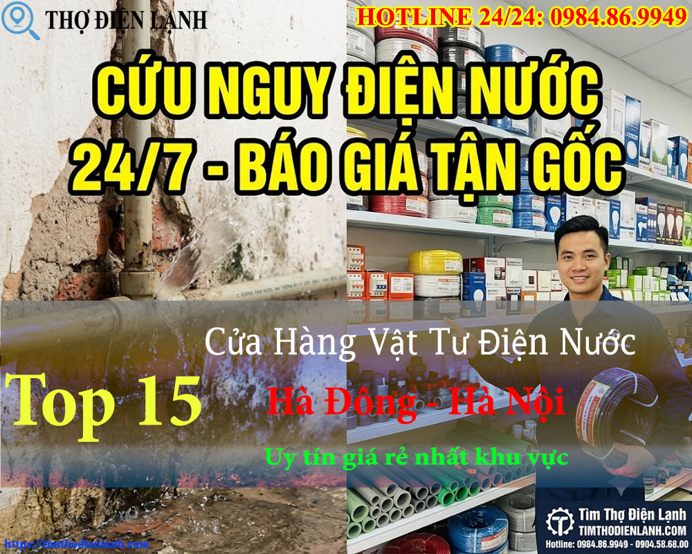 Cửa Hàng Vật Tư Điện Nước Quận Hà Đông