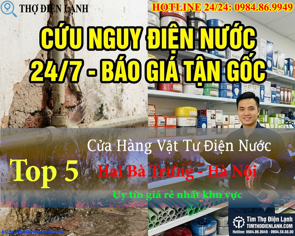 Cửa Hàng Vật Tư Điện Nước Quận Hai Bà Trưng