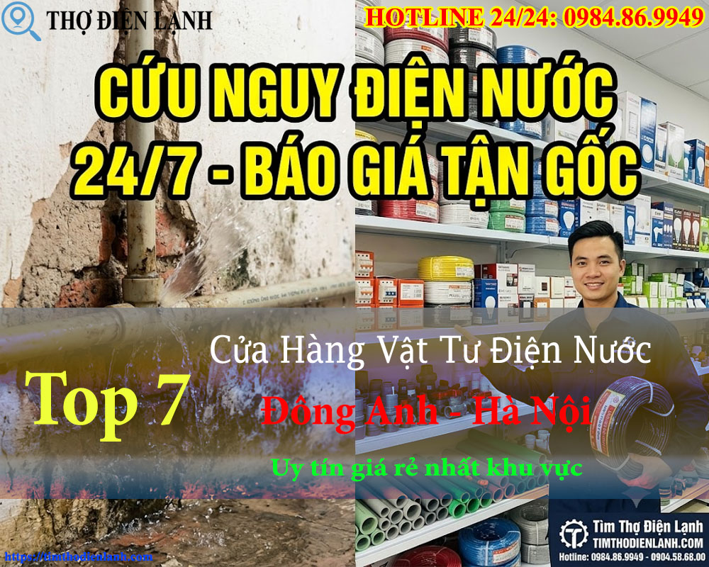 Cửa Hàng Vật Tư Điện Nước Tại Đông Anh