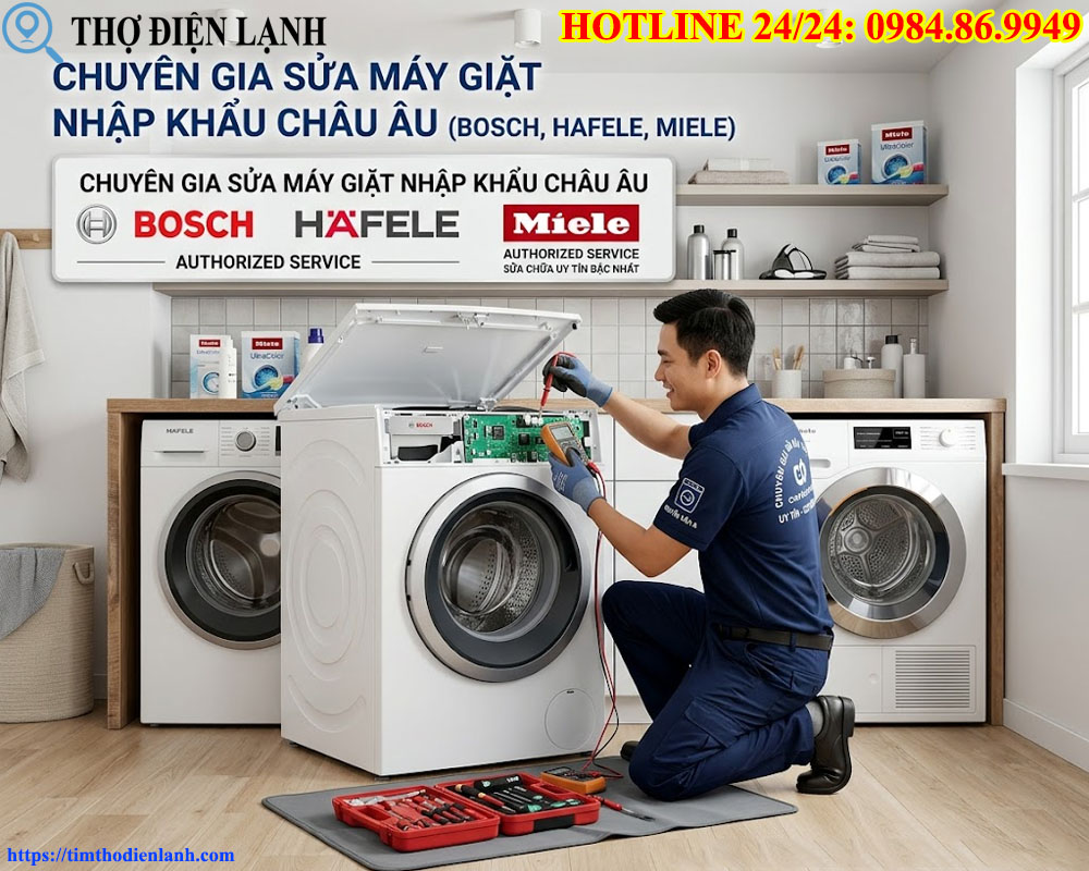Danh Sách Chuyên Gia Sửa Máy Giặt Nhập Khẩu Châu Âu