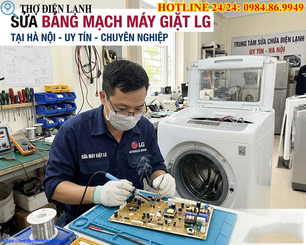 Địa Chỉ Sửa Bảng Mạch Máy Giặt LG Tại Hà Nội