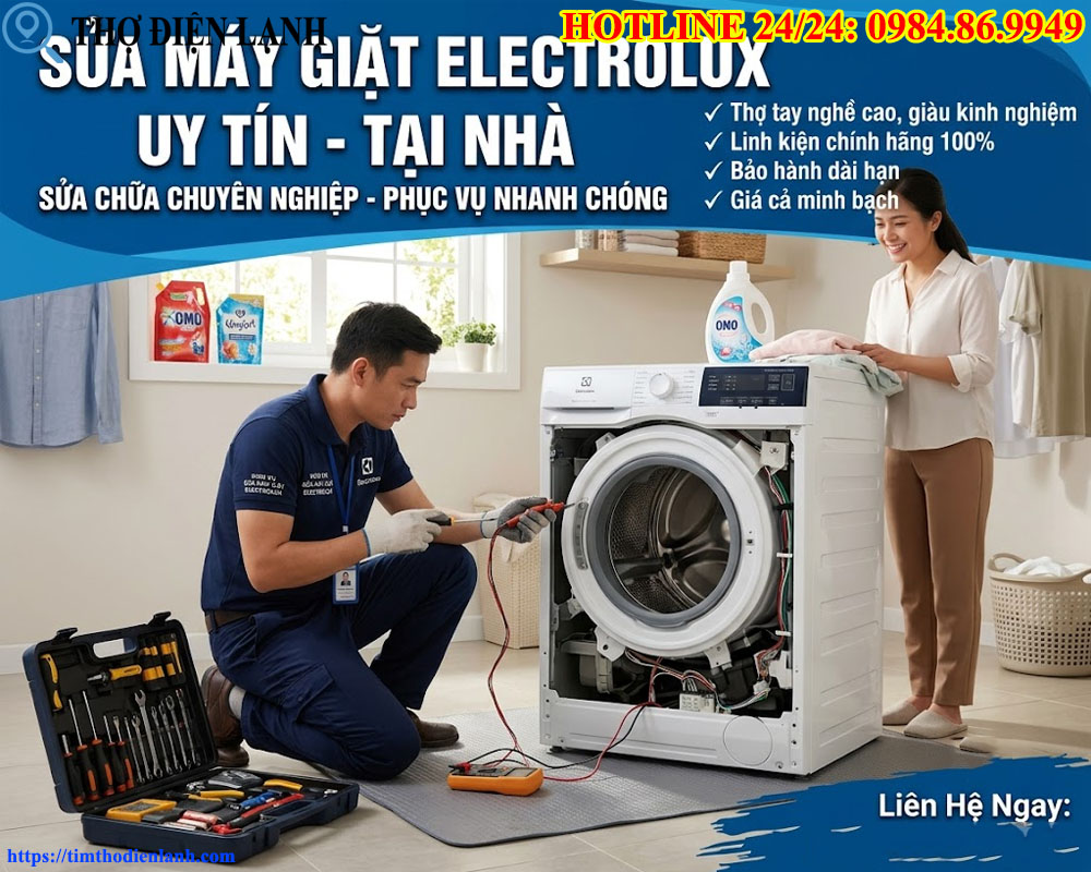 Địa Chỉ Sửa Máy Giặt Electrolux Uy Tín