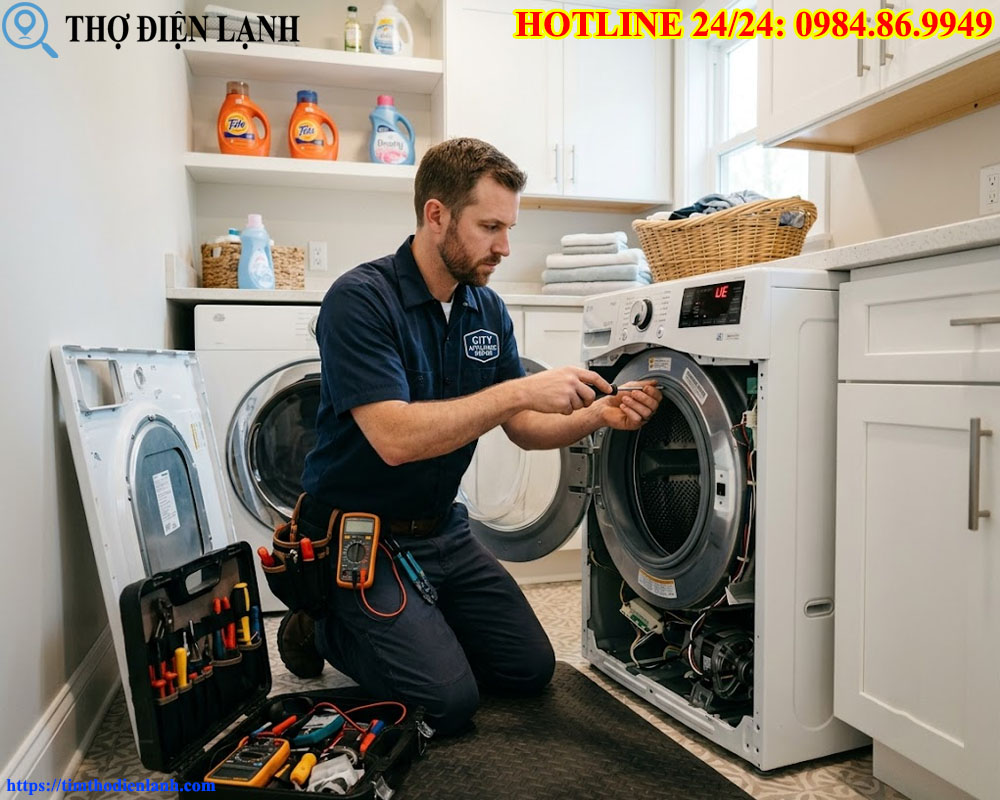 Sửa Lỗi Máy Giặt Rung Lắc