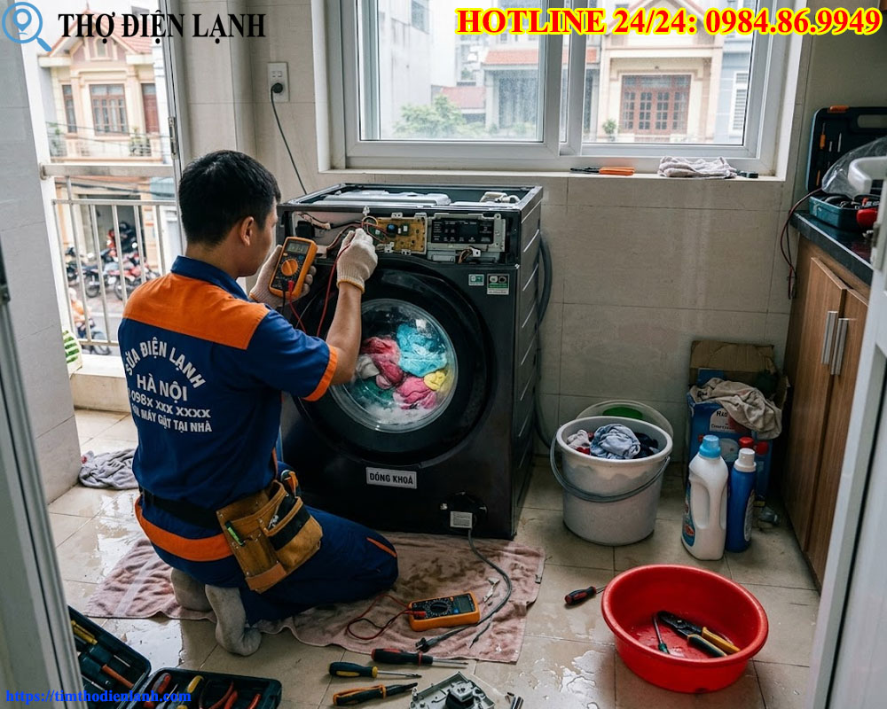 Sửa Máy Giặt Mất Nguồn Tại Hà Nội