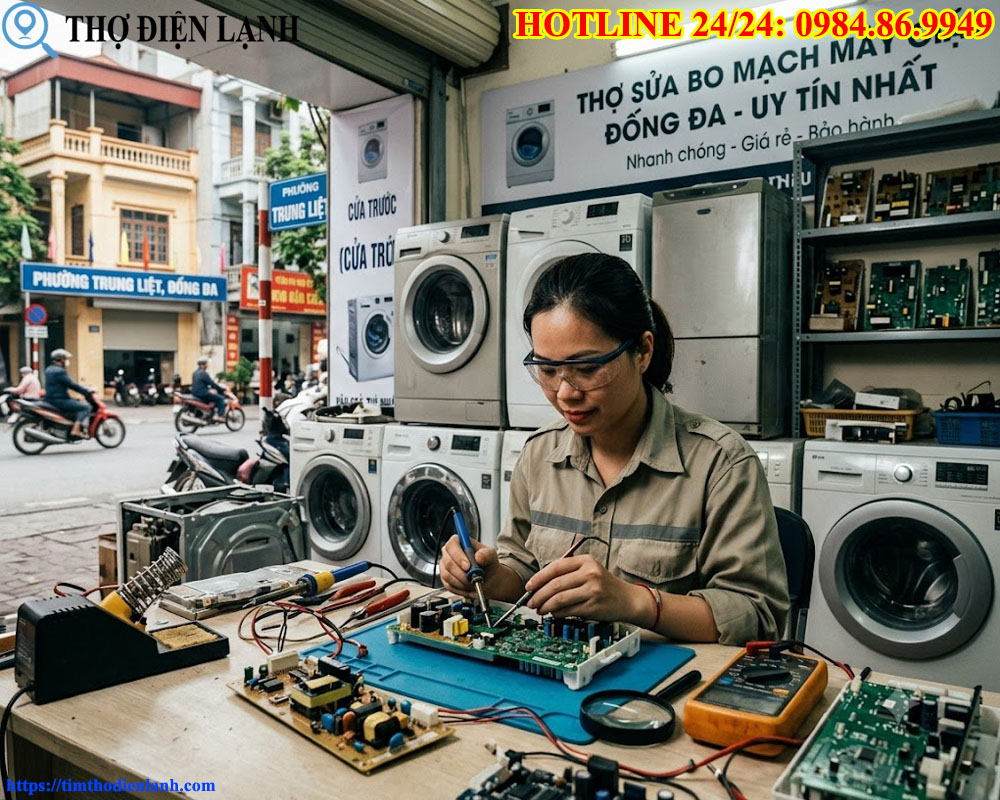Thợ Sửa Bo Mạch Máy Giặt Tại Đống Đa