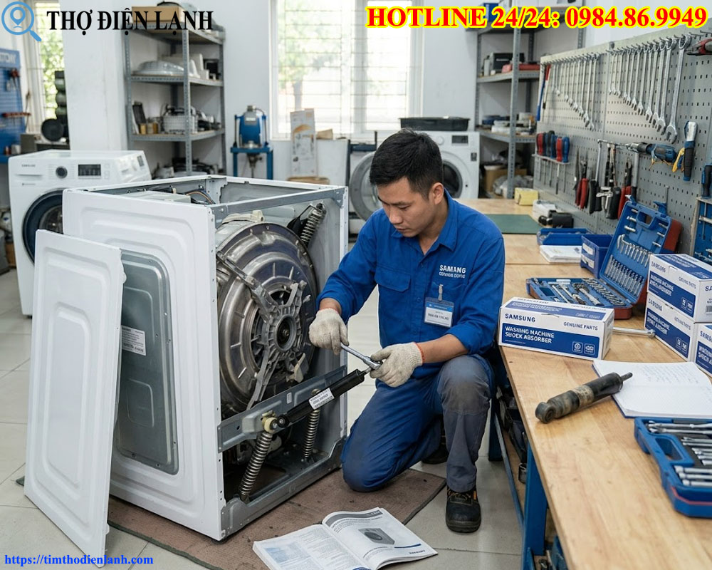 Thợ Thay Thụt Nhún Máy Giặt Tại Quận Bắc Từ Liêm