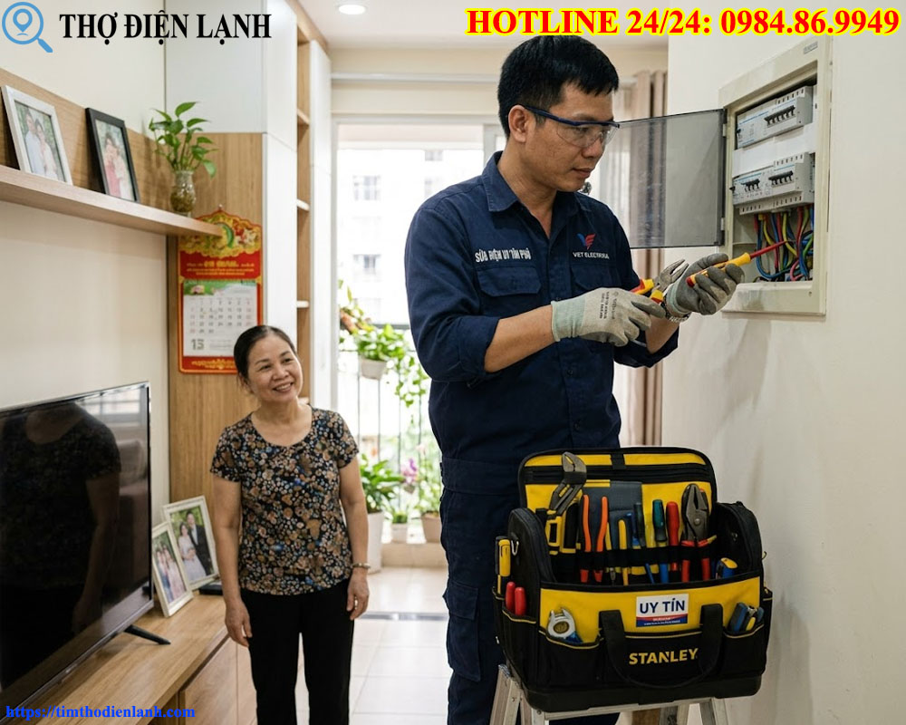 Thợ sửa điện uy tín nhất