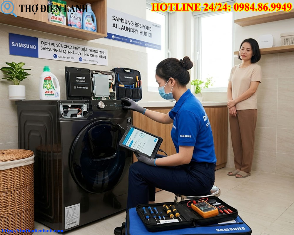 Top thợ sửa máy giặt thông minh Samsung
