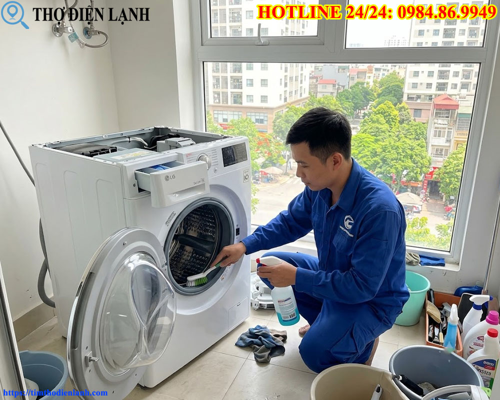 Vệ Sinh Máy Giặt LG Lồng Ngang Tại Hà Nội