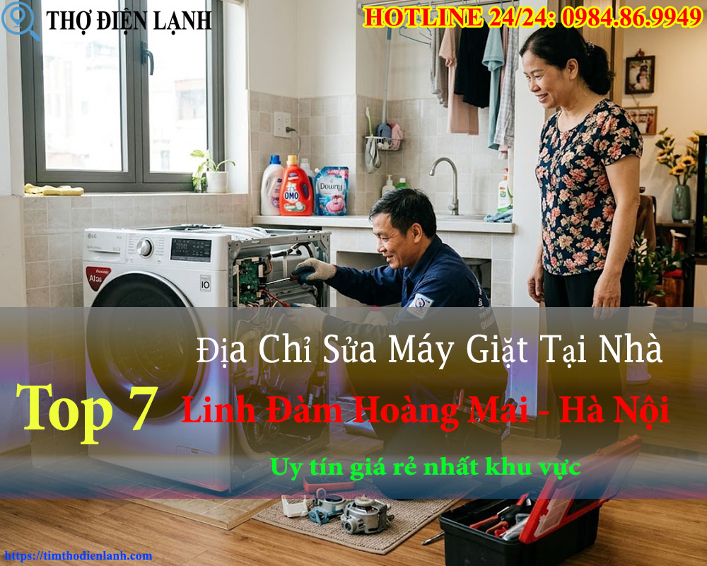 thợ sửa máy giặt tại Linh Đàm Hoàng Mai