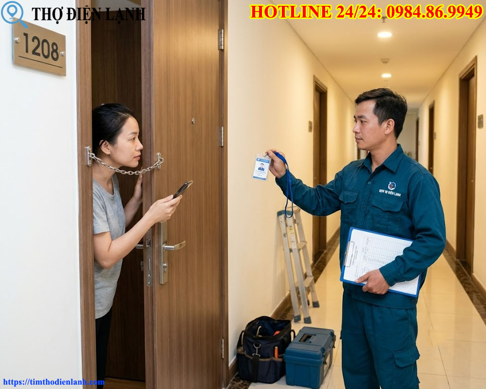 5 bước kiểm tra uy tín thợ sửa điện lạnh giúp cư dân chung cư thoát bẫy lừa đảo