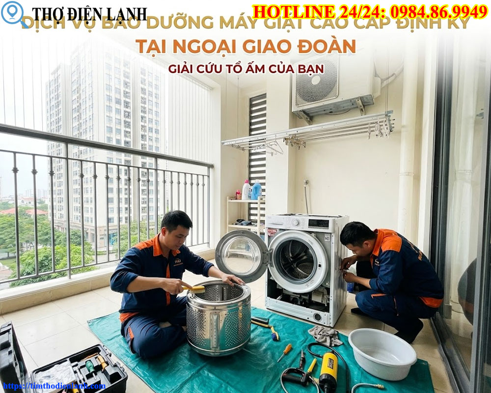Bảo Dưỡng Máy Giặt Cao Cấp Định Kỳ Tại Ngoại Giao Đoàn