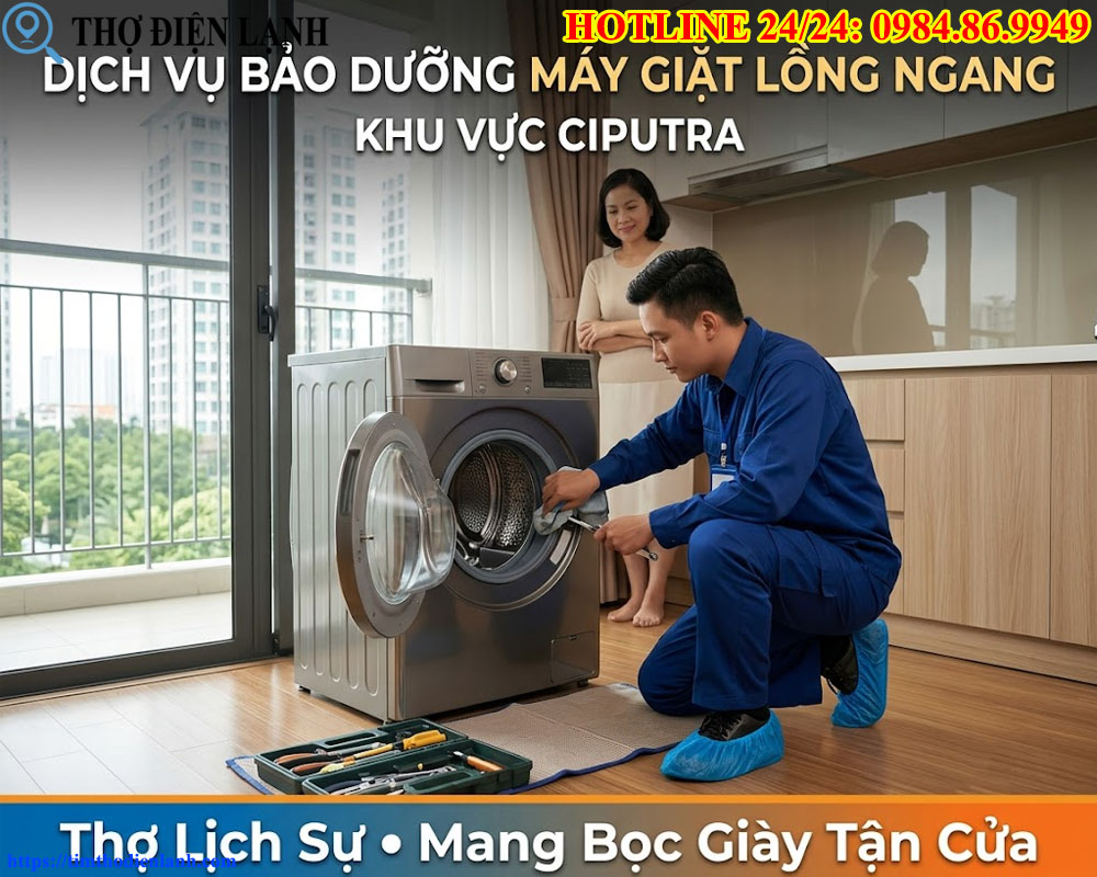 Bảo Dưỡng Máy Giặt Lồng Ngang Khu Vực Ciputra