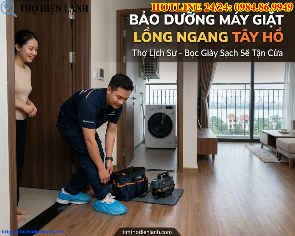 Bảo Dưỡng Máy Giặt Lồng Ngang Tây Hồ