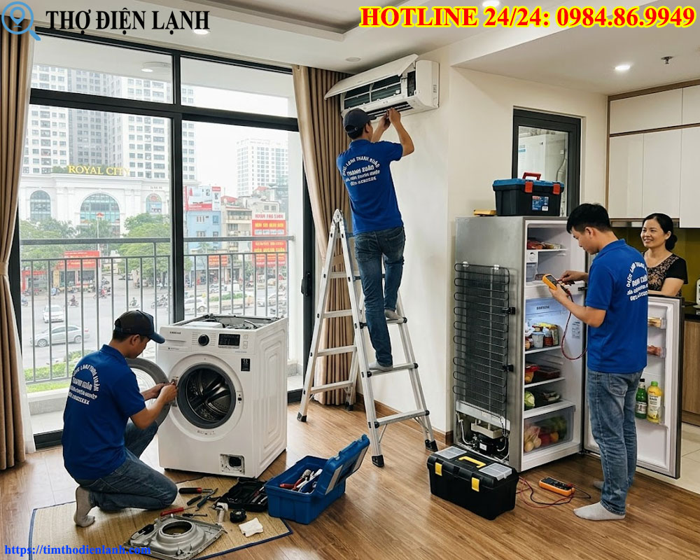 Công Ty Sửa Điện Lạnh Tại Thanh Xuân Có Chính Sách Bảo Hành