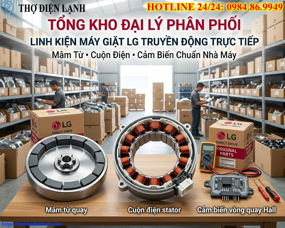 Đại Lý Linh Kiện Máy Giặt LG
