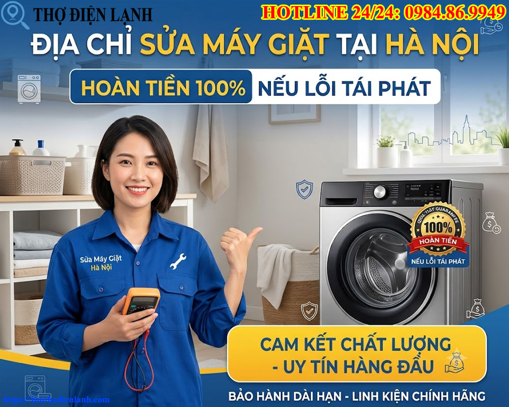 Địa Chỉ Sửa Máy Giặt Tại Hà Nội