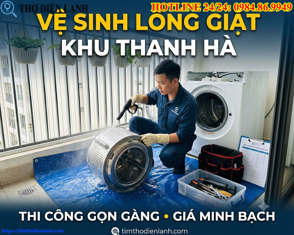 Địa Chỉ Vệ Sinh Lồng Giặt Khu Thanh Hà
