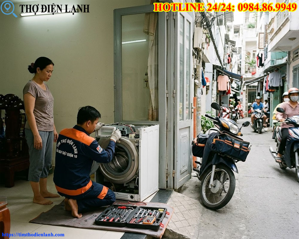 Dịch Vụ Sửa Máy Giặt Hỏa Tốc Tại Quận 10