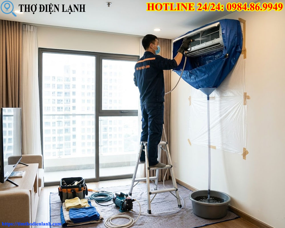 Dịch vụ vệ sinh điều hòa Hà Nội chuẩn kỹ thuật