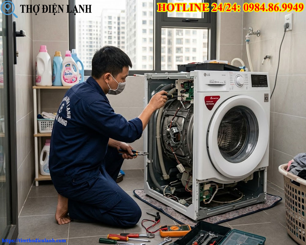 Khắc Phục Máy Giặt Cửa Ngang Tại Hà Đông