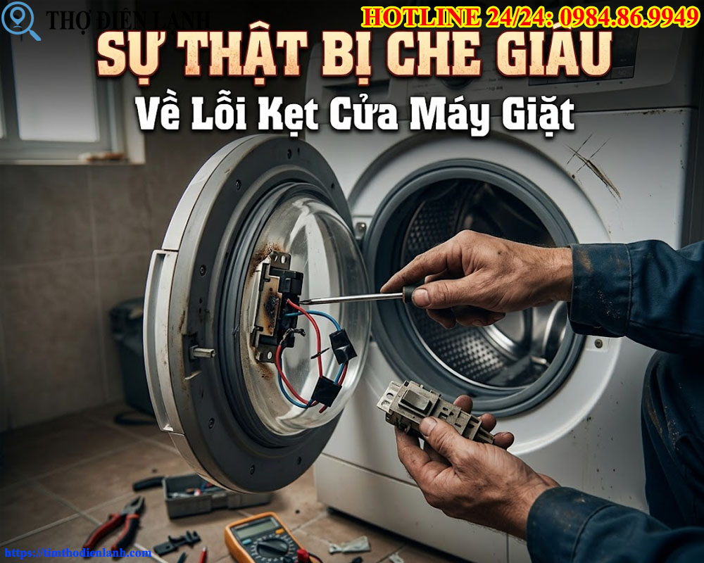 Lỗi Kẹt Cửa Máy Giặt
