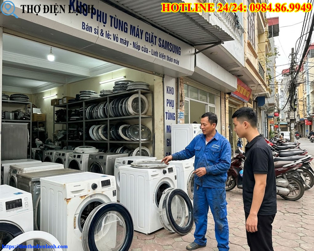 Phụ Tùng Vỏ Máy, Nắp Cửa Máy Giặt Samsung