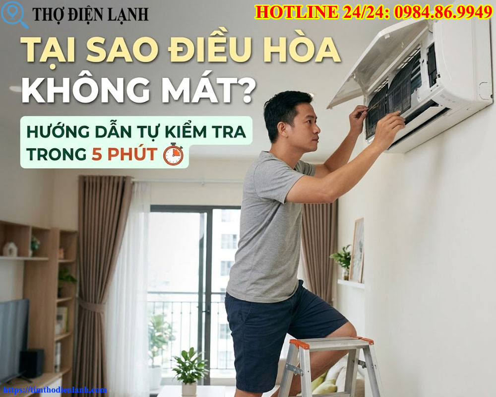 Tại sao điều hòa không mát