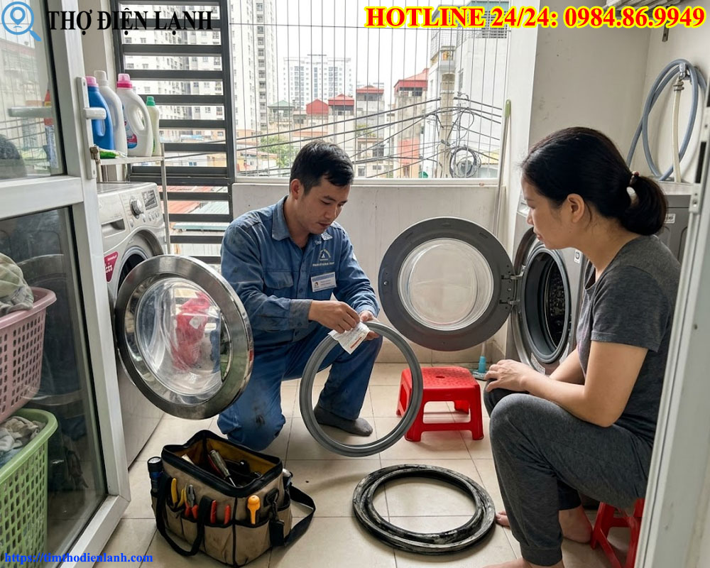 Thay Gioăng Cao Su Máy Giặt Tại Hà Nội