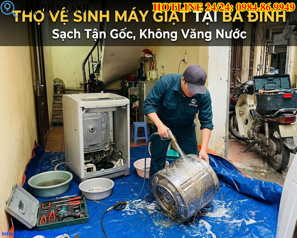 Thợ Vệ Sinh Máy Giặt tại Ba Đình