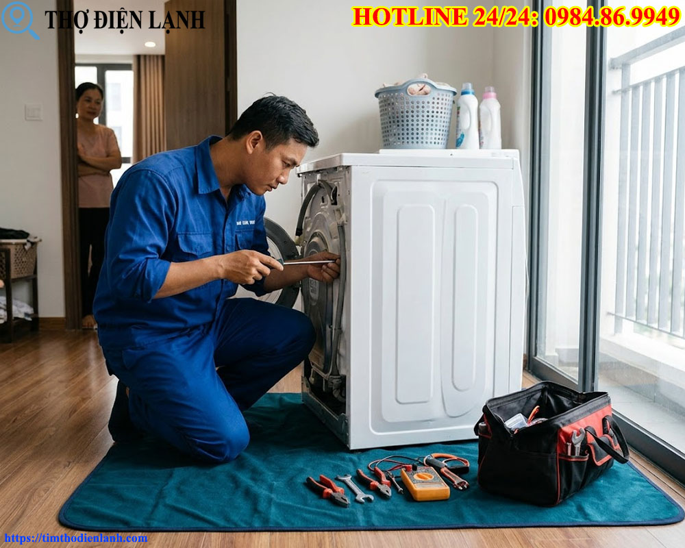 Tìm thợ sửa máy giặt uy tín tại Nhà Bè